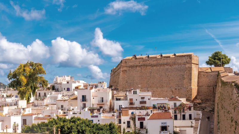 Dalt Vila wall in Ibiza